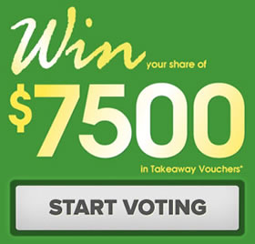 Vote for Mario Brothers on MenuLog Tasty Takeaway Awards and win your share of $7500 in Takeaway Vouchers!